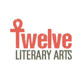 Twelve literary colorful logo